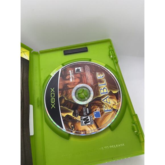 Fable 1 (2004) Black Label Original Microsoft XBox Complete w/Manual - Picture 6 of 9